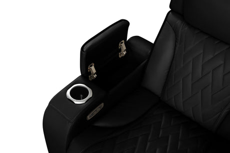 Side view of Spain power reclining sectional
