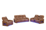 Tokyo Power Reclining Loveseat with Bluetooth speakers