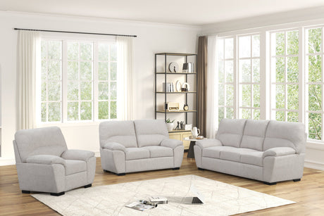 Side view of Tiffany Stone 3-Piece Living Room Set sofa