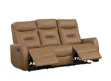 Tiger Saddle reclining set in living room setting