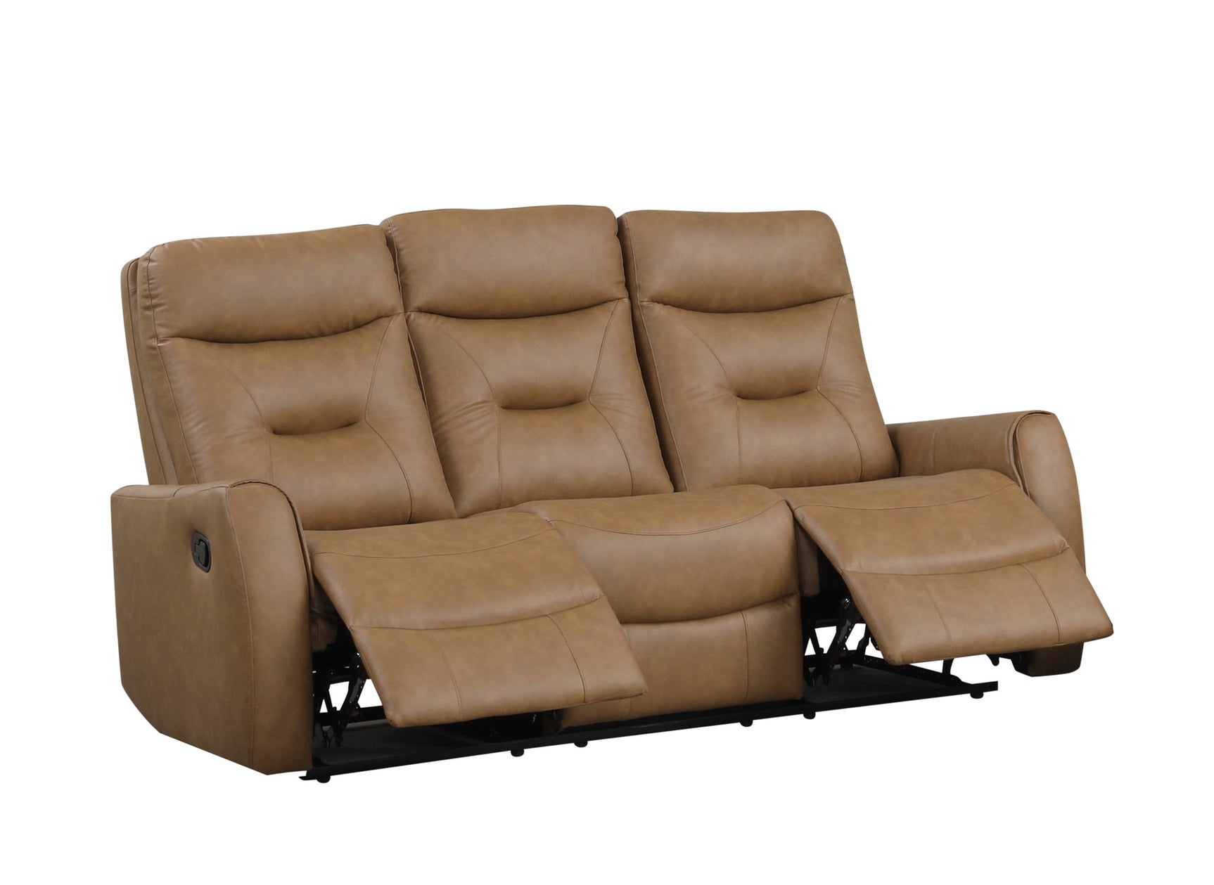 Tiger Saddle reclining set in living room setting