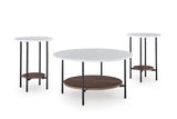 Tal end occasional tables set arrangement