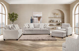 Behold Carmine Pebble Loveseat side view