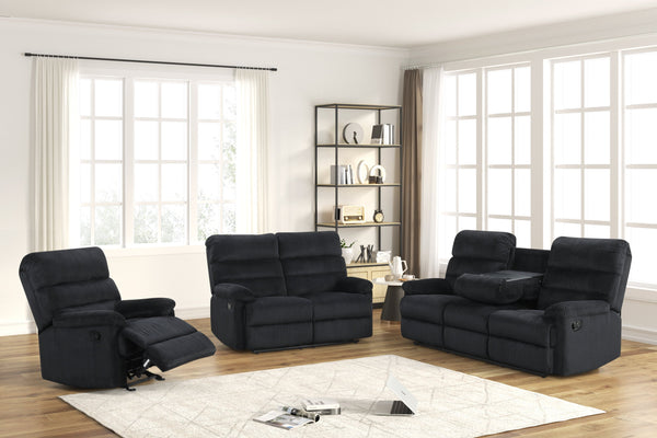 Albert reclining love seat side angle