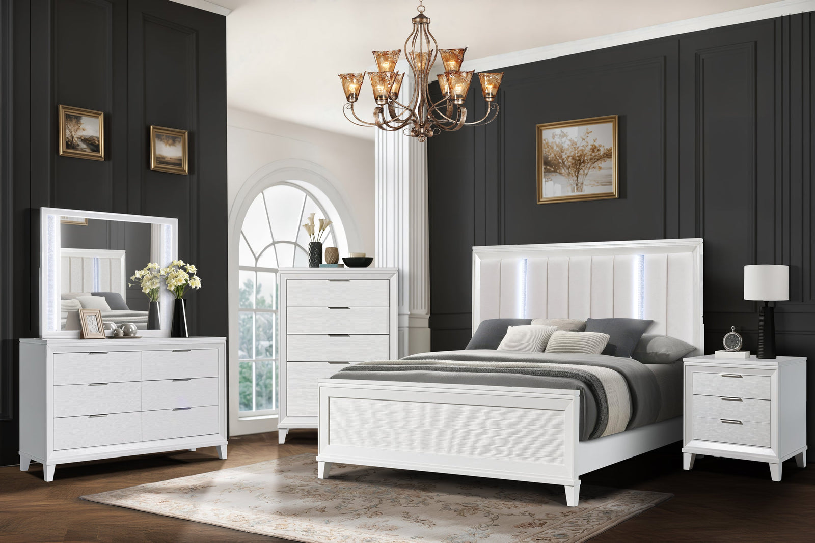 Havana White Nightstand