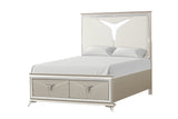Master Champagne bedroom set in styled room