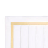 Henry Upholstered Panel Queen Bed showing footboard
