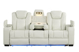 Storage compartment in armrest of Stefano recliner