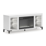 Remote control with LED display for TV stand