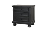 Magnolia Black Storage Sleigh Bedroom Set bed main view