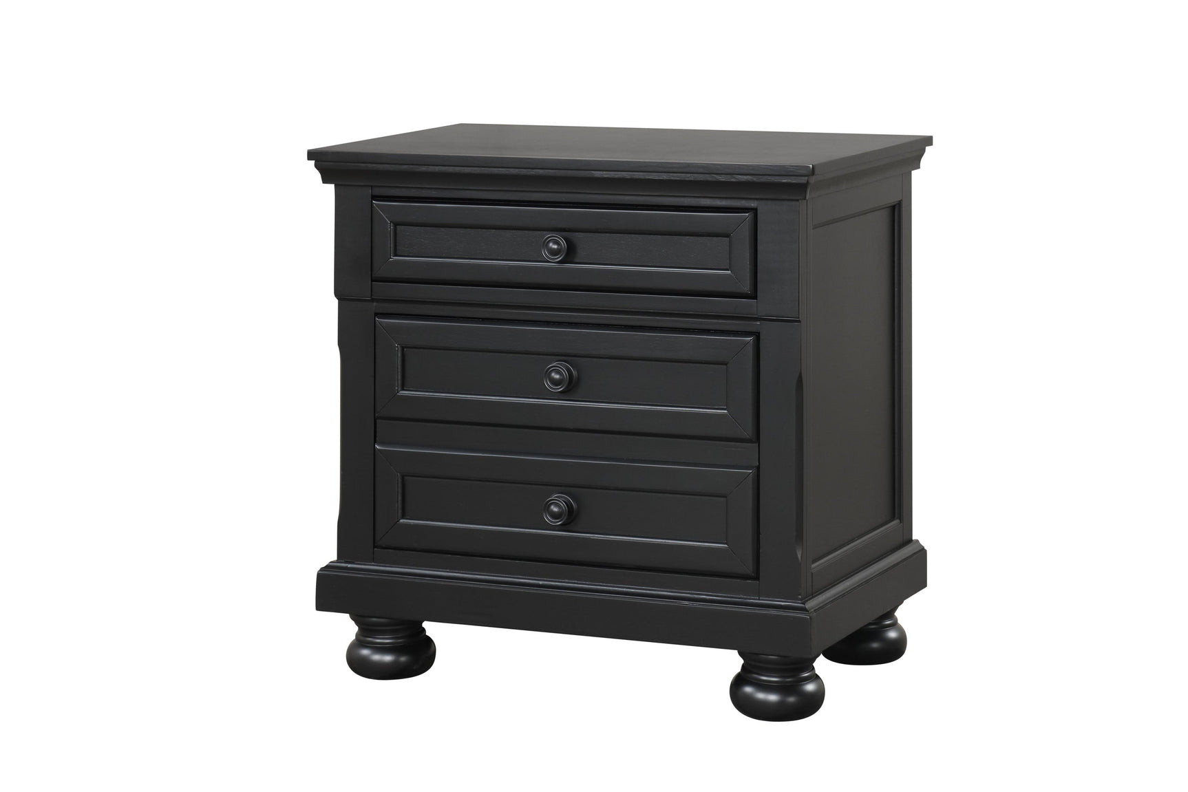 Magnolia Black Storage Sleigh Bedroom Set bed main view