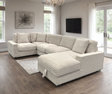 Alisson Beige Modular Sectional Sofa main front view