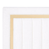 Heindal Queen Bed corner detail showing fabric texture