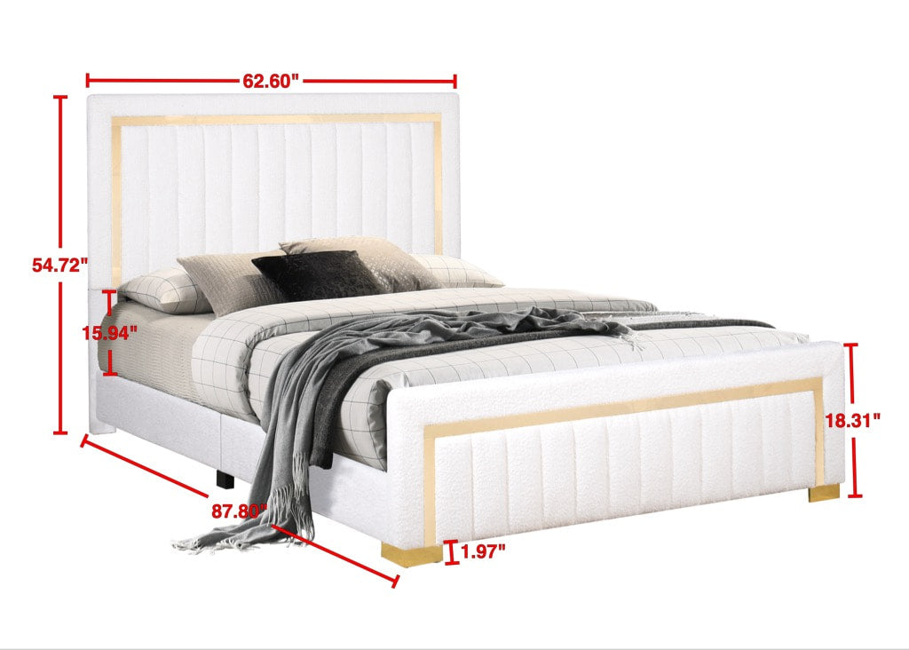 Heindal Twin Bed headboard detail