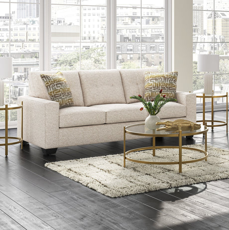 Tulina Stone Queen Sleeper Sofa angled view