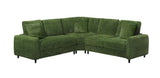 Side view of Stella Olive Sectional Sofa