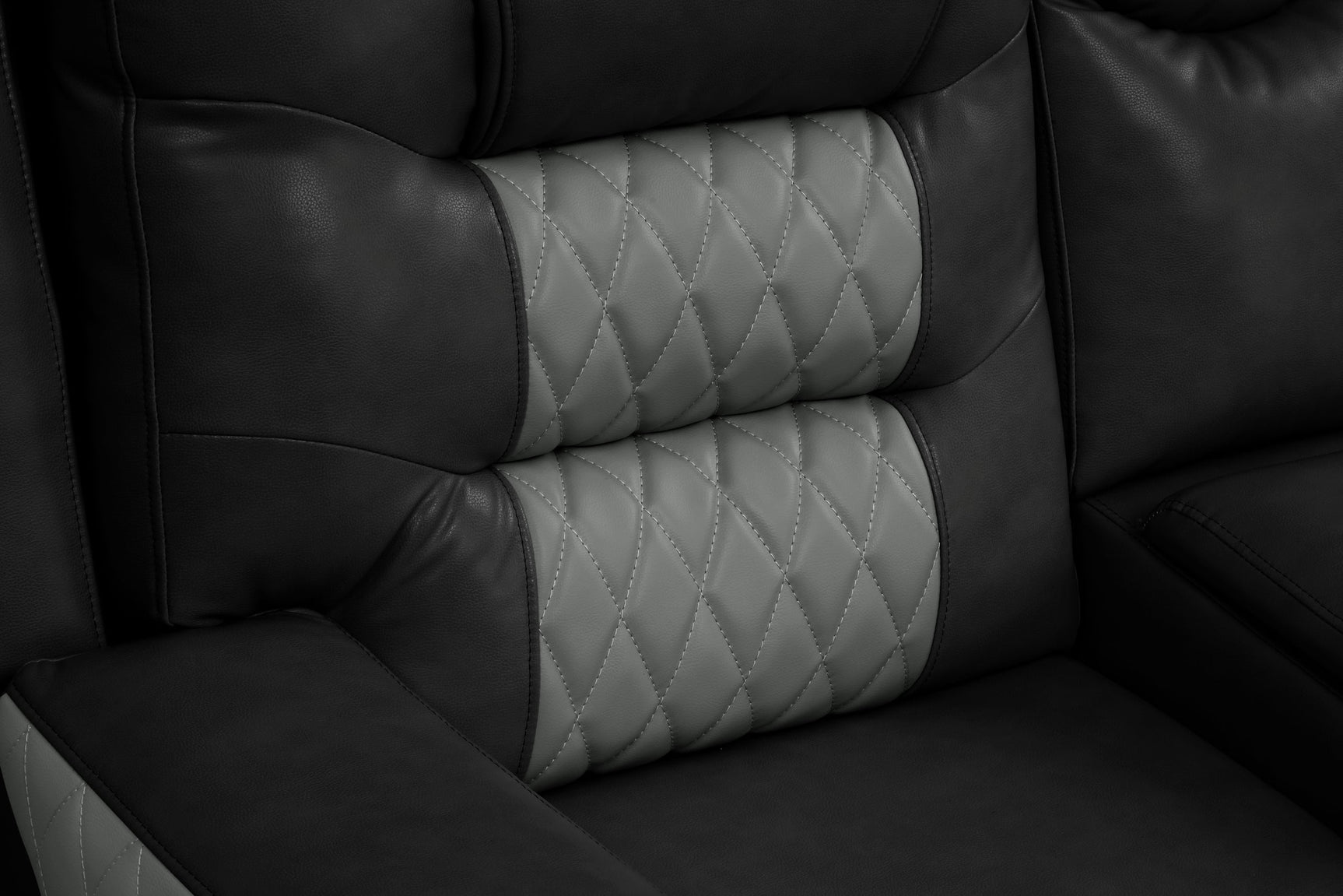 Jordon Black Reclining Sectional