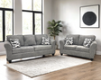 Tuten Gray 2-Piece Living Room Set sofa front view