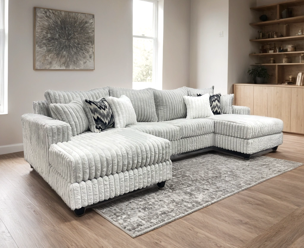 main view of Fil Gray Sectional sectional sofa