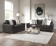 Behold Black 2-Piece Sofa and Loveseat Set main view