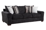 Behold Black 2-Piece Sofa and Loveseat Set side view