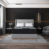 Side angle view of Noche Luxury Firm 13" Hybrid Full Mattress