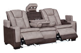 Rodeo Recliner chair with power footrest extended