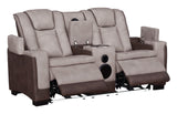 Loveseat featuring Bluetooth speaker and cup holders