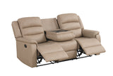 Hope Stone reclining sofa side view