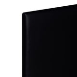 Helen Black PU Platform Queen Bed top angle