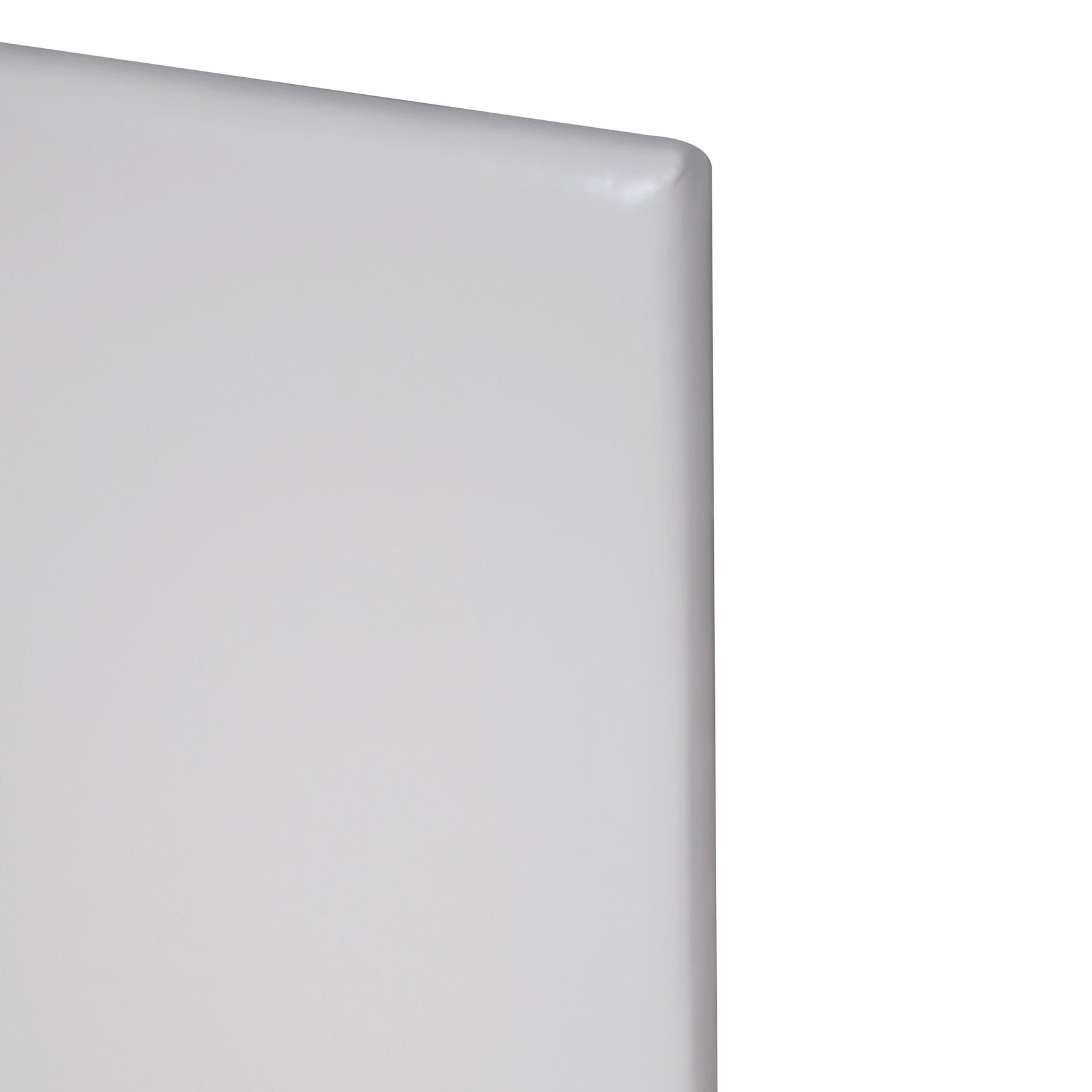 Helen White PU Platform Twin Bed mattress support detail