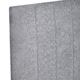 Heiden Light Gray Upholstered Platform Full Bed