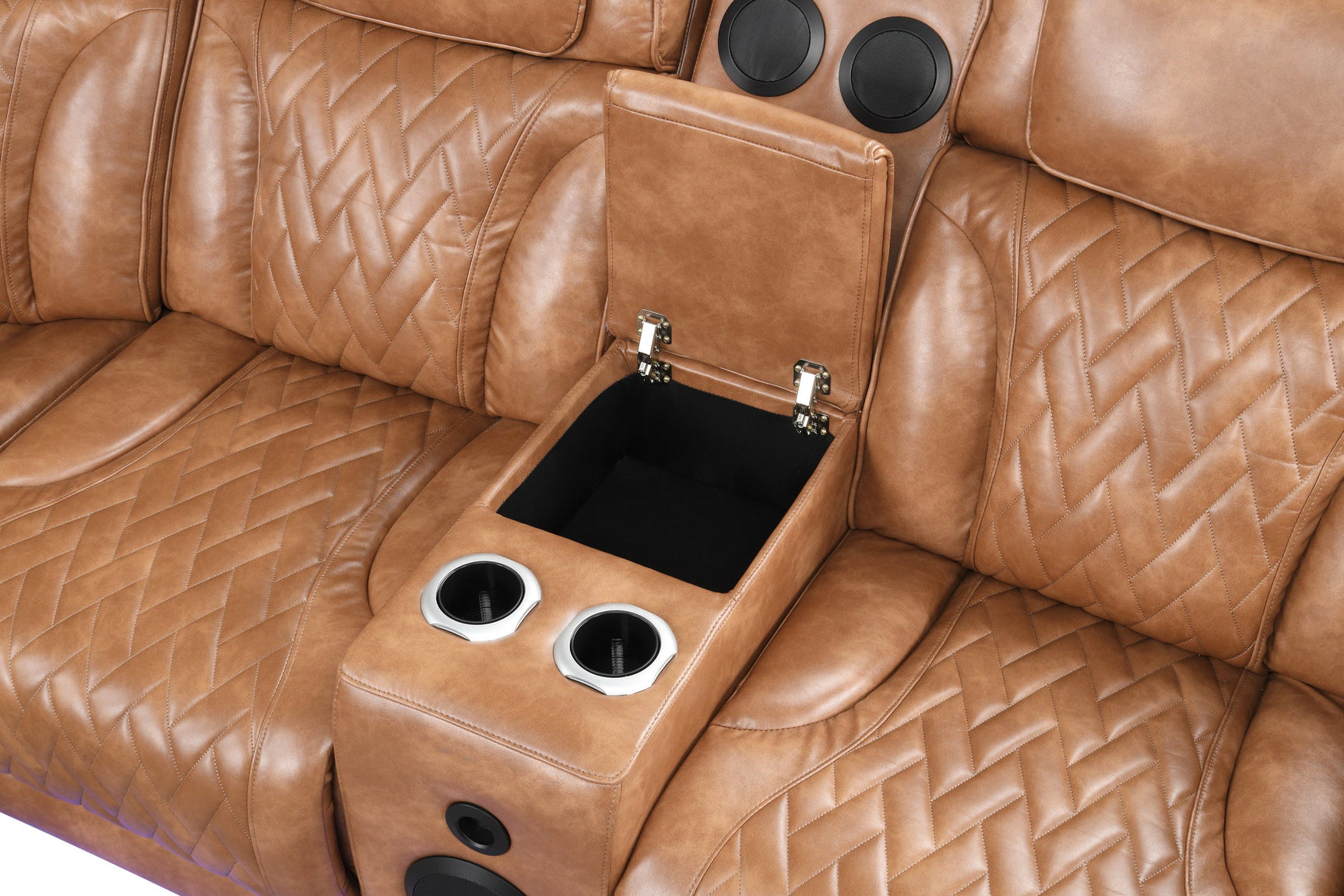 Bluetooth speaker built into Barcelona sectional