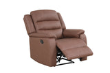 Hope reclining love seat side angle