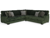Corinthian Green 2-Piece Sectional