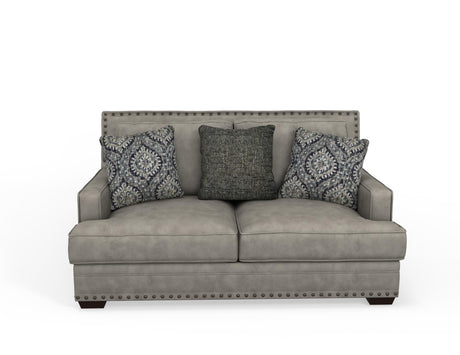 Close-up detail of Corinthian Dove 2-Piece Living Room Set upholstery