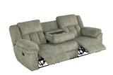 Reclining function of Dallas Brown chair shown open
