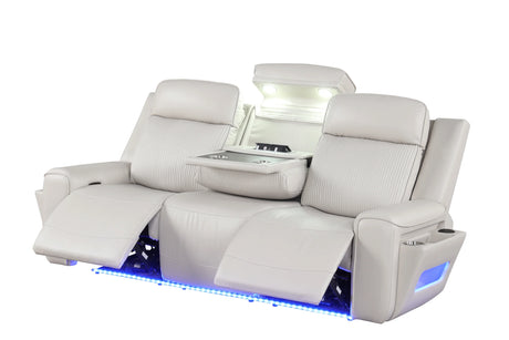 Bluetooth speaker integrated in loveseat