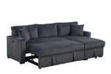 Room view showing Aria Charcoal sectional sofa arrangement