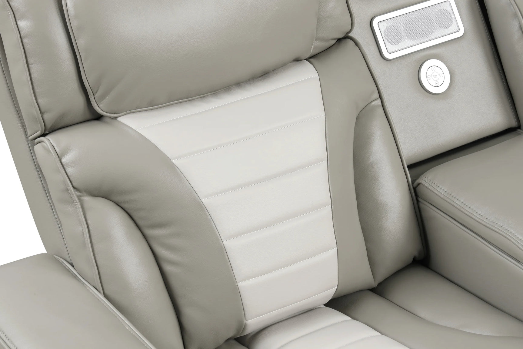 Ibiza sectional side view showing power recliner features