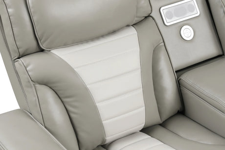 Ibiza sectional side view showing power recliner features