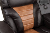 Ibiza sectional showing wireless charging tray
