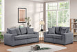 main view of Hime Gray 2-Piece Living Room Set furniture