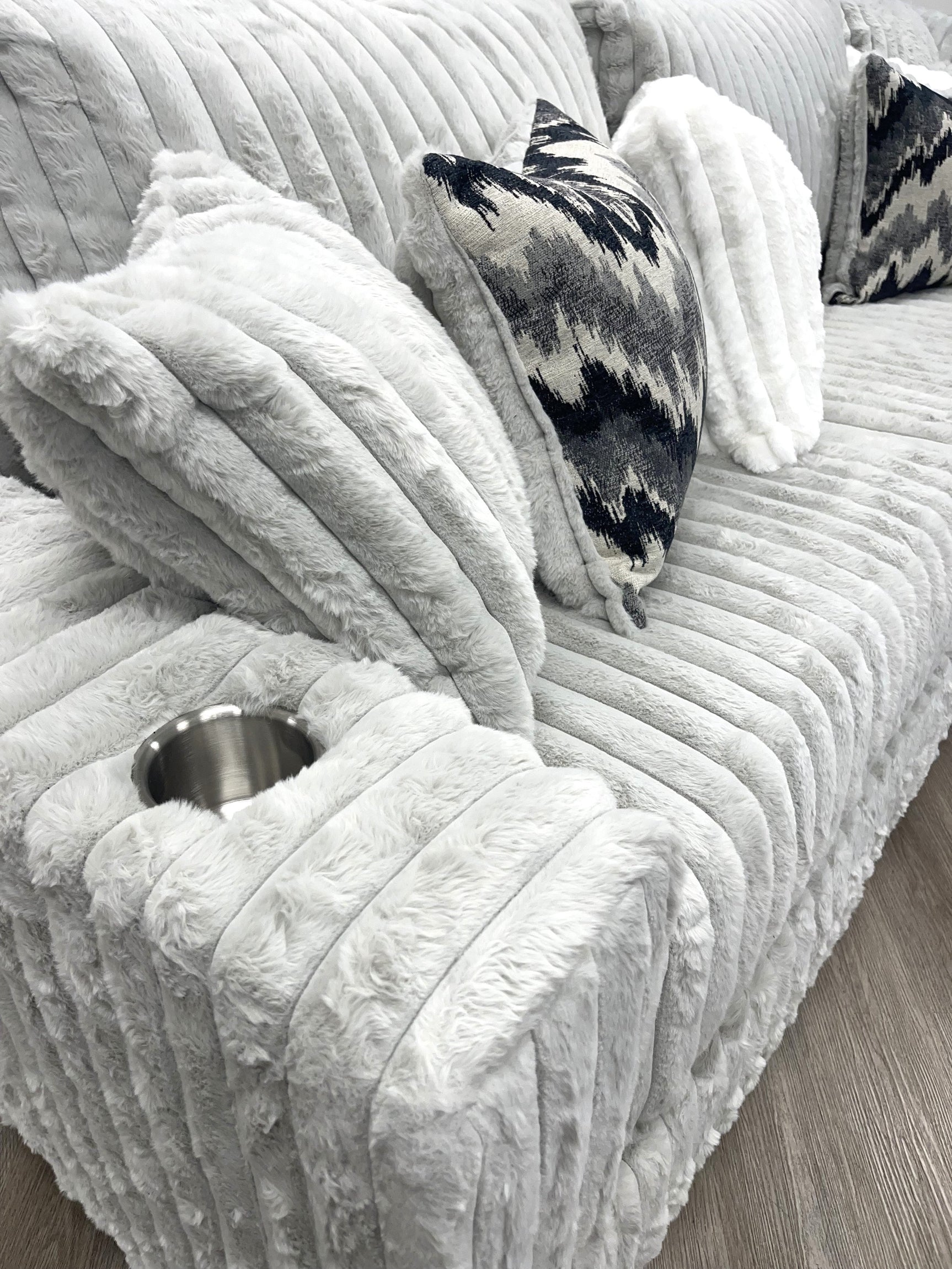 side view of Joan Gray Oversized Sectional sectional sofa