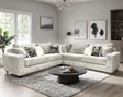 Joan Gray Oversized Sectional gray sectional sofa main view