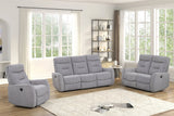 Nina Gray Fabric 3-Piece Power Reclining Set