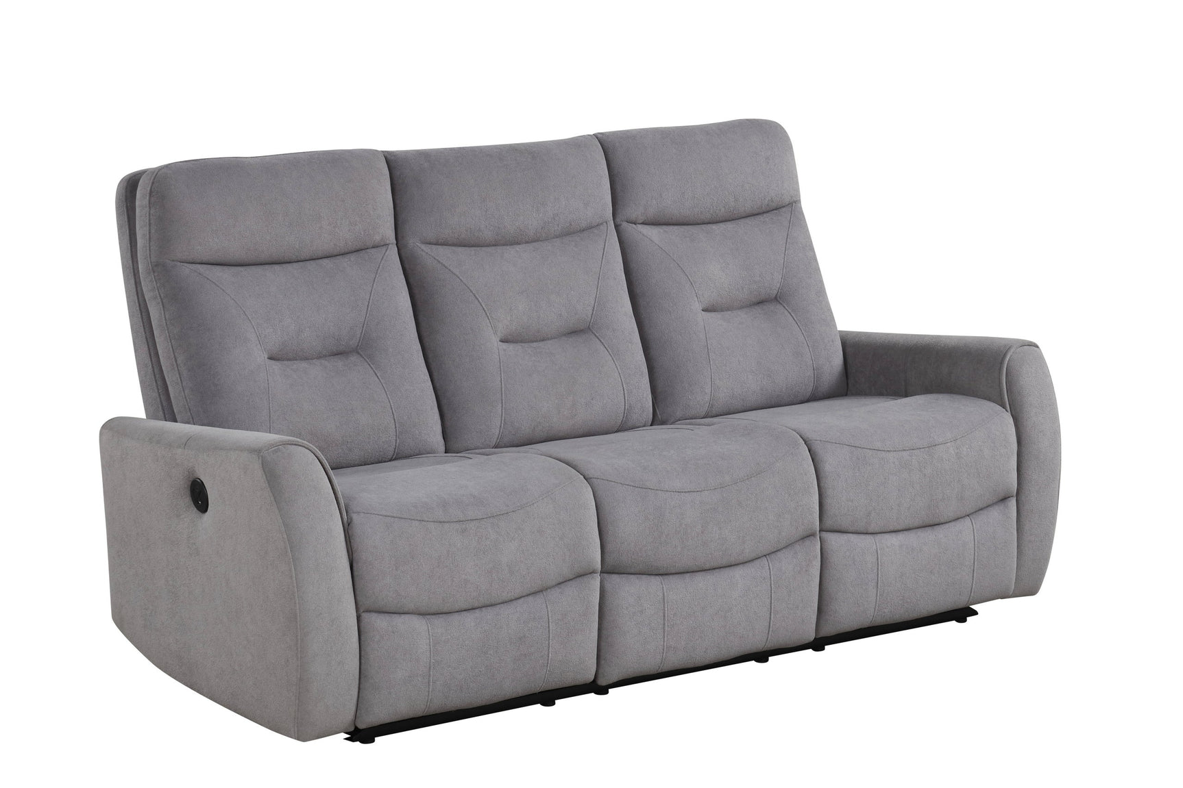 Nina Gray Fabric 3-Piece Power Reclining Set