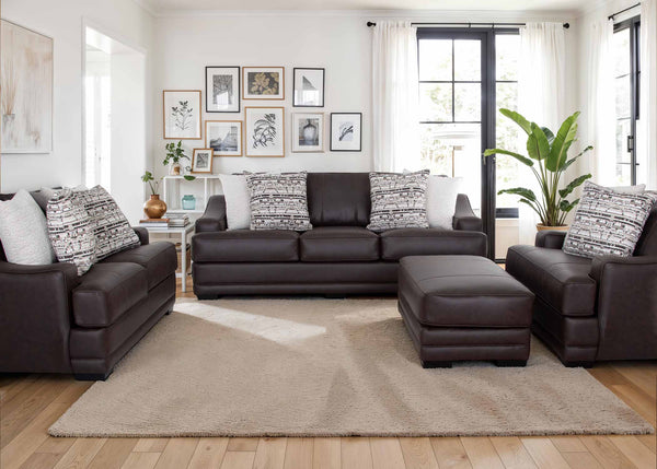 Side view of Franklin Coffee Oversized 2-Piece Living Room Set loveseat
