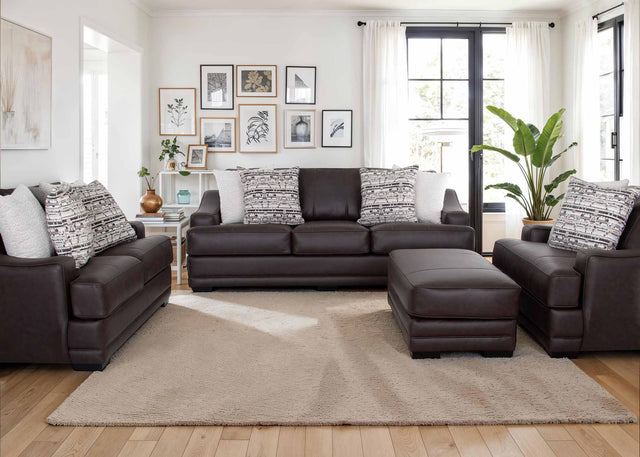 Side view of Franklin Coffee Oversized 2-Piece Living Room Set loveseat
