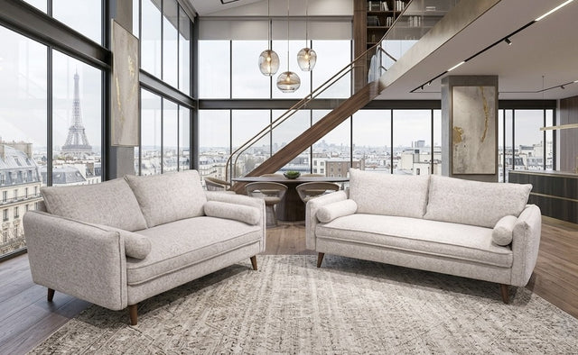 Vanti Beige 2-Piece Living Room Set from Decor Furniture